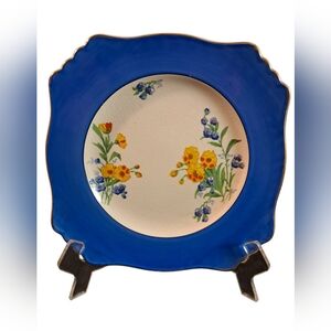 Royal Winton Grimwades 9"  plate, made in England. Royal Garden Pattern